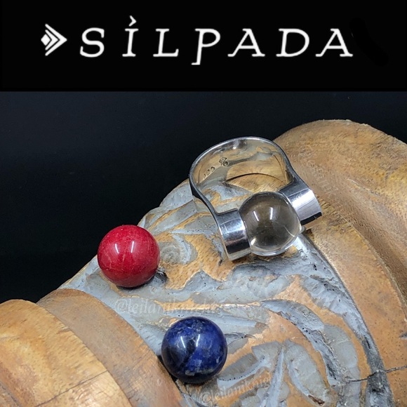 Silpada Retired Sterling Silver Interchangeable Ball Ring